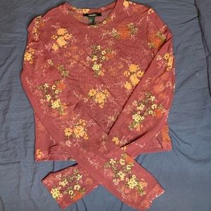 DO NOT BUY!!! ON HOLD Floral mesh top